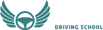 logo footer wings driving school london